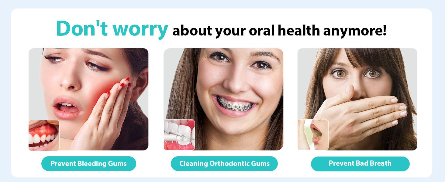 COSLUS CX20 Water Flosser For Teeth Cleane: Portable Cordless Oral Irrigator 300ML, 5 Nozzle,Multimodes, Rechargeable,IPX7 Waterproof for whitening tablets,Tongue Scraper Water Flosser For Braces,water flosser for tonsil stones/tartar, Oral Plaque Remover