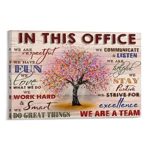Inspirational Wall Art For Office Motivational Teamwork Poster Quotes Office Wall Decor Inspirational Wall Decor Pictures Prints For Office Or Bedroom Office Gift Ready To Hang,Canvas