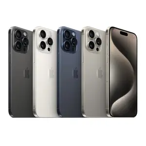 Refurbished Apple iPhone 15 Pro Max (Unlocked) 256GB 512GB 1TB Natural Blue White Black Titanium - Premium
