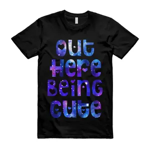 Galaxy Foamposite Blue Purple Stars Air One 2025 Obsidian Black Anthracite T Shirt Match OHBC