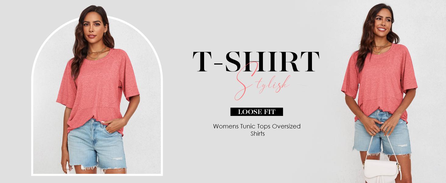 PiePieBuy Women's 2025 Autumn Casual Crewneck Batwing Half Sleeve T-Shirts Solid Color Loose Fit Cute Basic Flowy Tops Tees Summer PiePieBuy Women's 2025 Autumn Casual Crewneck Batwing Half Sleeve T-Shirts Solid Color Loose Fit Cute Basic Flowy Tops Tees Summer