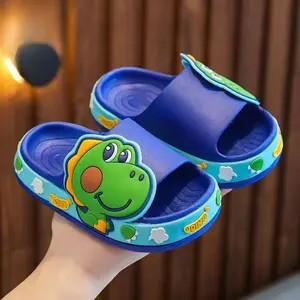 Children's Slippers, Cute Dinosaur Print