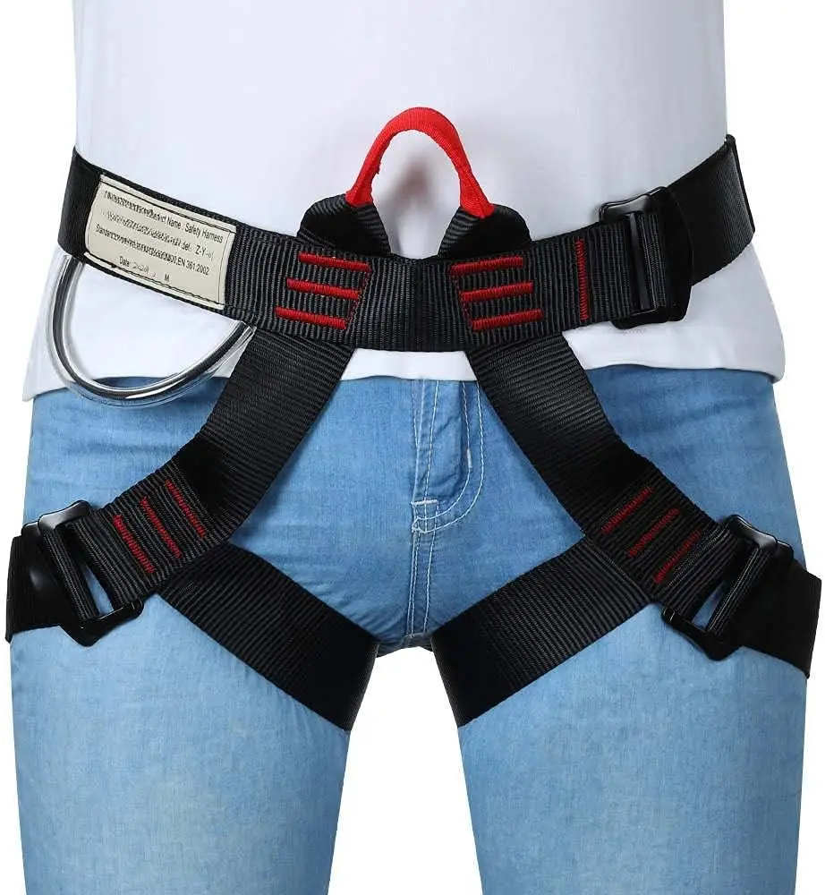 Climbing belts, Safe Seat Belts for Tree Climbing Outdoor  Caving Rock Climbing Rappelling Equip - Half  Guide belt for Women Man and Novice