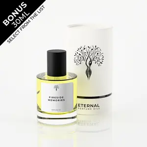 Eternal Perfume Oils – Fireside Memories Perfume Oil for Men & Women, 50ml with Bonus 30ml Bottle of Your Choice Eternal Perfume Oils – Fireside Memories Perfume Oil for Men & Women, 50ml with Bonus 30ml Bottle of Your Choice
