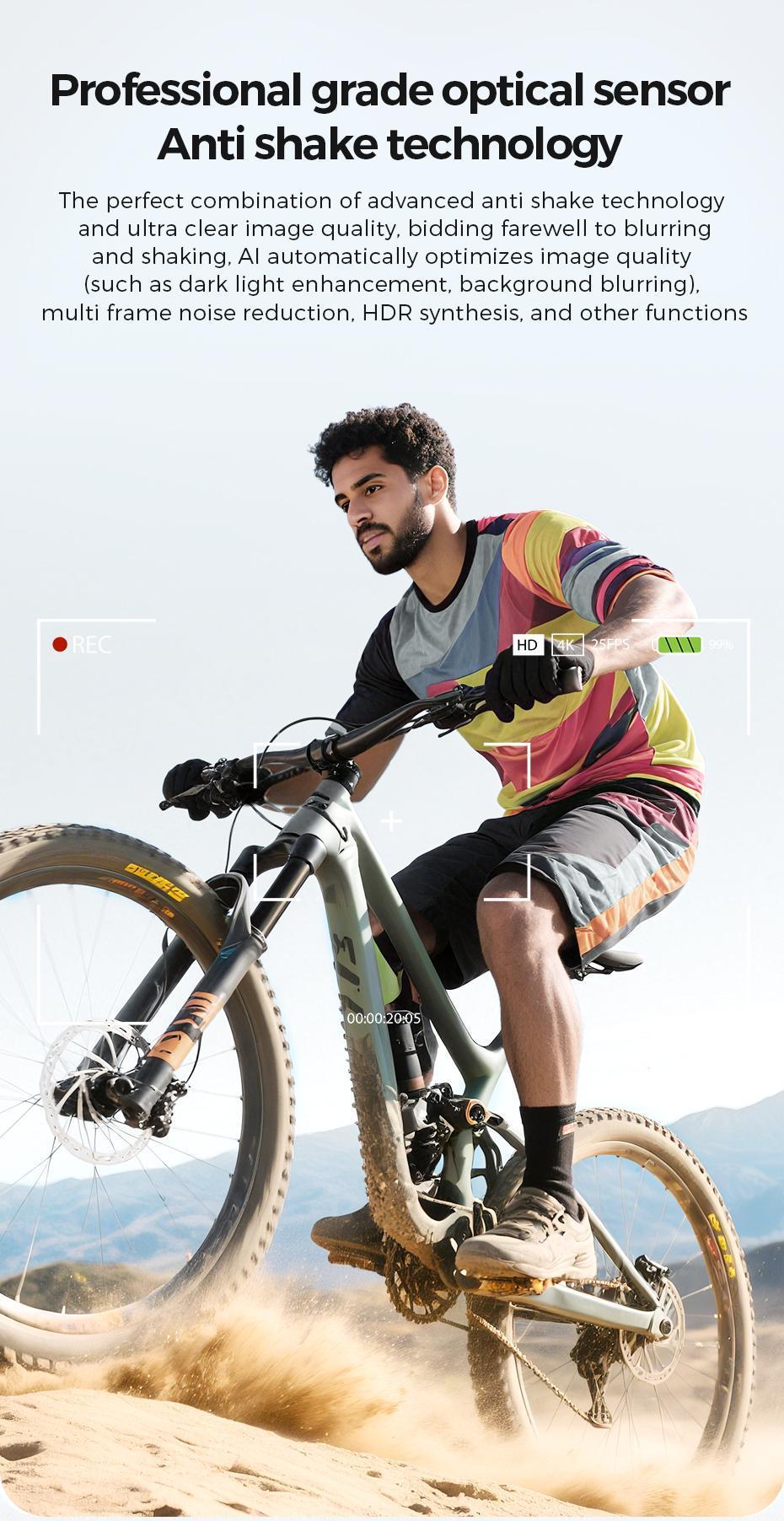 【Ivision6】 AI Smart Glasses with 800W HD Camera OpenAI Recognition, 1080P Anti-Shake Video, Real-Time Translation & Long Battery Life – Ideal for Travel, Meetings & Outdoor, Hands-Free Freedom, Innovative Tech Gift for Holidays & Special Moments Wearable