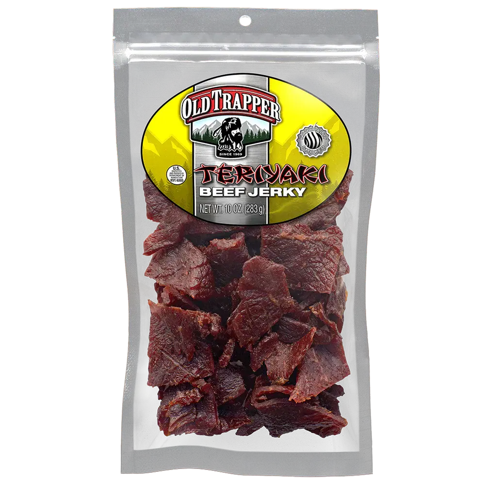 Old Trapper Beef Jerky TERIYAKI 10 oz