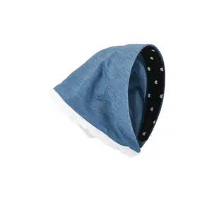 Lele Sadoughi Jackie Chambray Handkerchief Headband in Light Denim