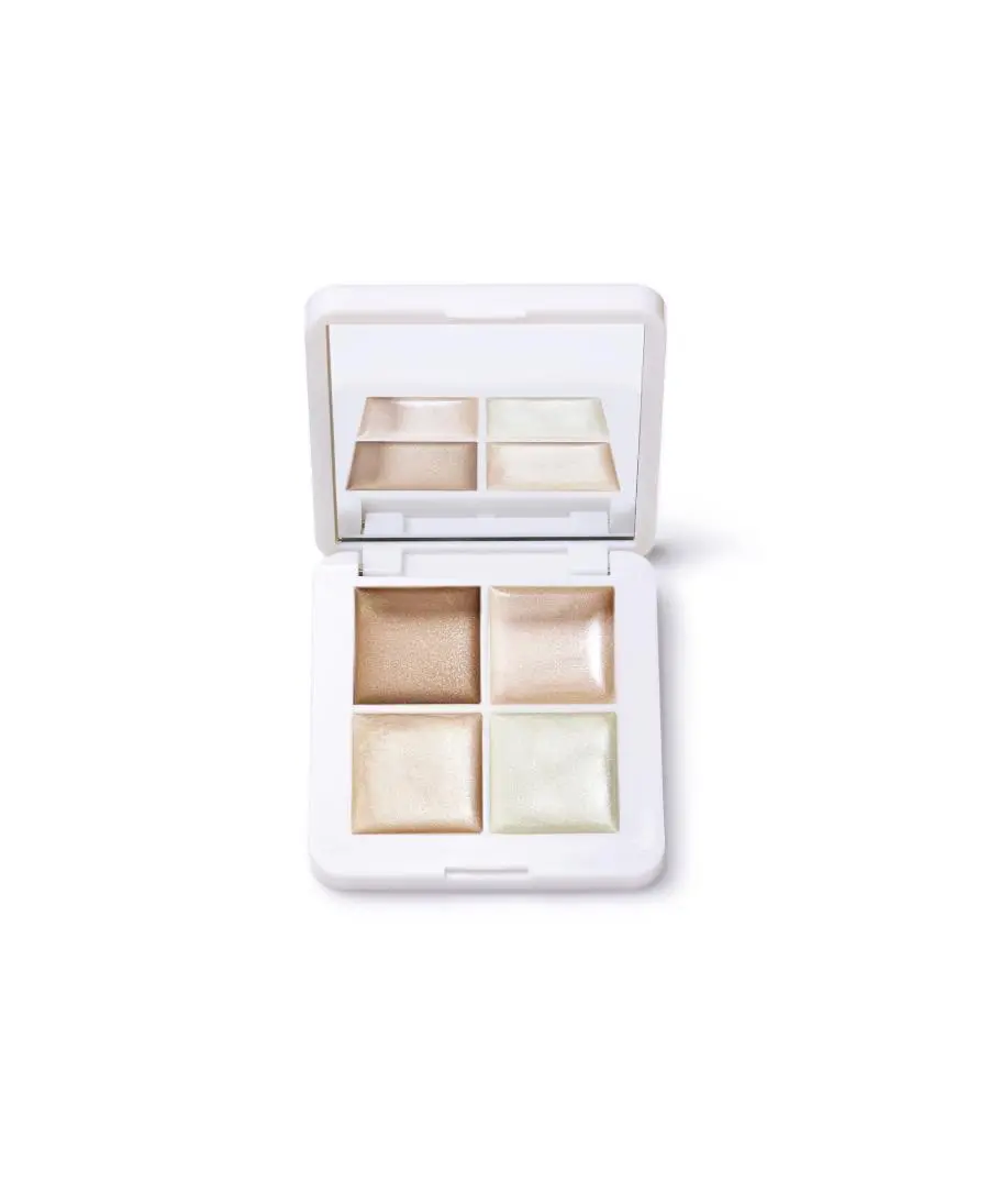 RMS Beauty Living Luminizer Glow Quad Mini | Dewy Highlighter & Bronzer RMS Beauty Living Luminizer Glow Quad Mini | Dewy Highlighter & Bronzer