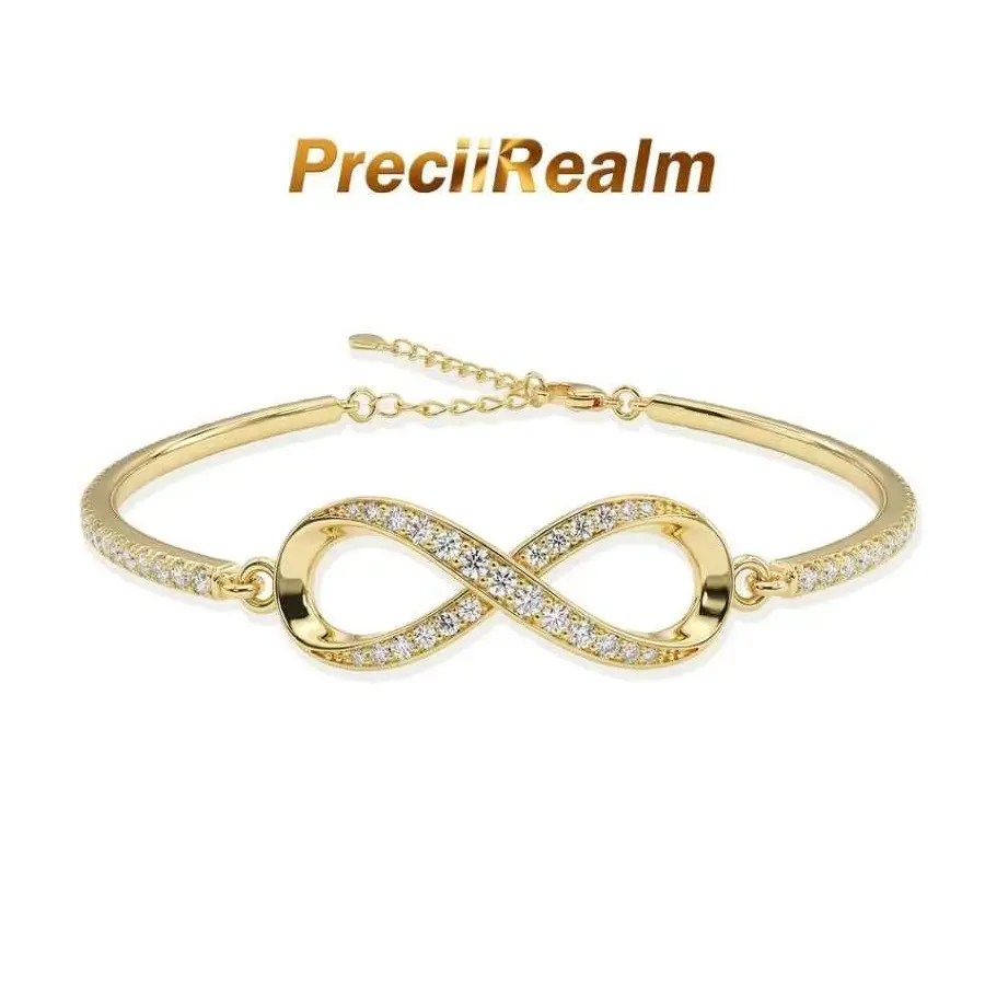 Infinity Bracelets for Women,14K Gold/silver Plated Adjustable Charm Link Infinity Bracelet,Dainty Infinity Symbol Jewelry Gifts for Festival Vacation,Bracelets for Women