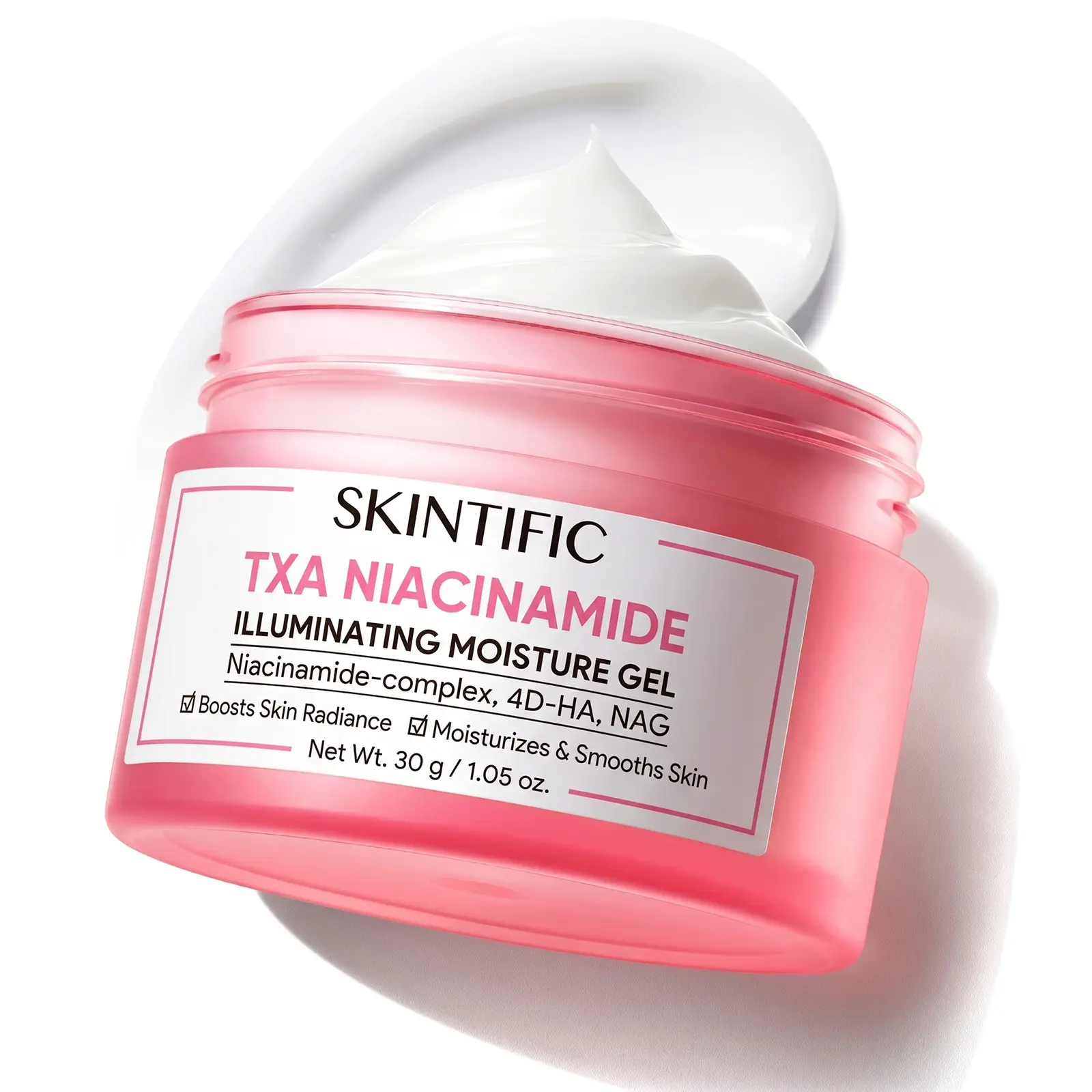 [SKINTIFIC] TXA Niacinamide Brightening Moisture Gel - Clinically Proven Skin Brightener with Alpha Arbutin & Tranexamic Acid for Oil Control & Redness Relief