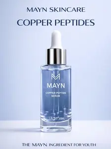 GHK-Cu Peptide Serum, MAYN 2.7% Copper Peptide Serum for Face - Tightening, Collagen Boosting, Repair