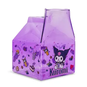 Sanrio Kuromi Sweets Glass Milk Carton | Holds 12 Ounces