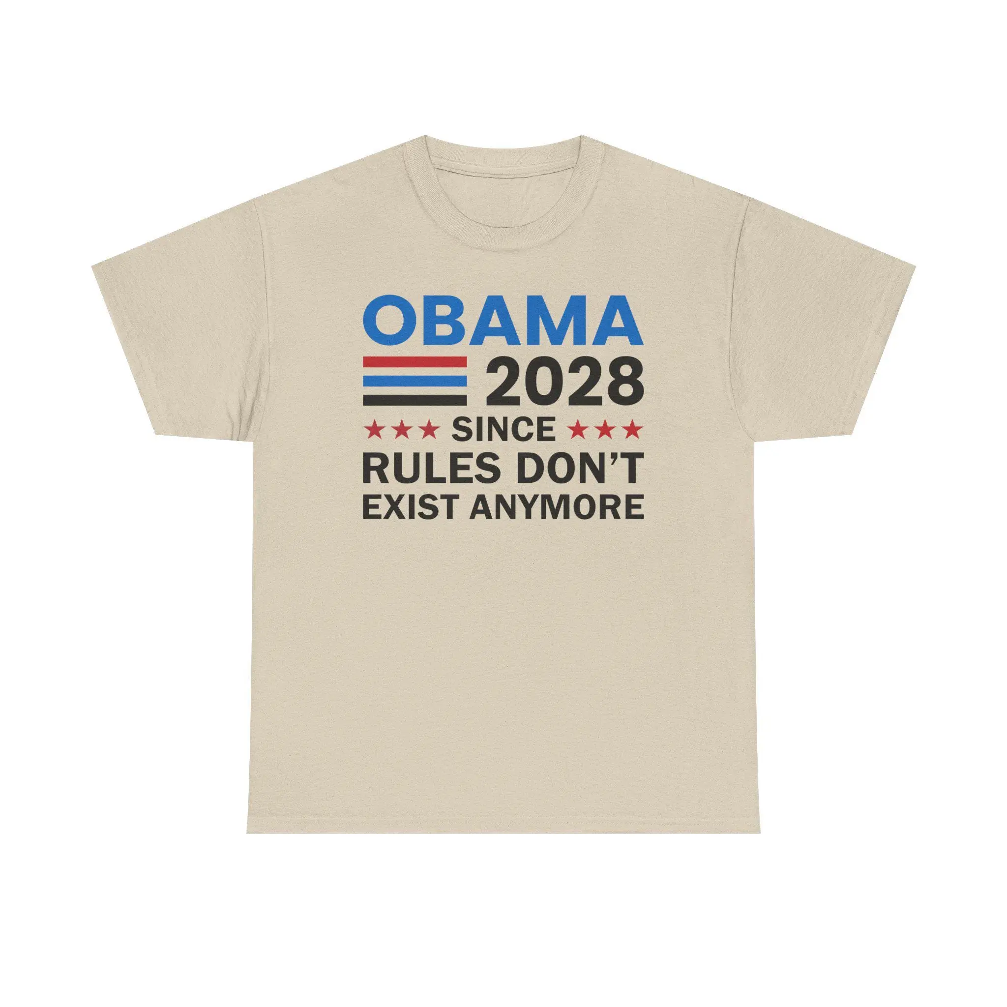Obama 2028 Shirt, Rules Don't Exist Anymore T-Shirt, Funny Political Tshirt, Barack Obama Election Parody Tee