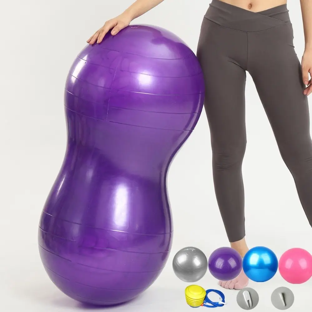 45cm Extra Thick Exercise Yoga Ball - Stability Ball, Exercise Balls, Non-Slip & Durable, Includes Pump, High Weight Capacity & Burst-Resistant for Gym, Balance, Pregnancy, Pilates & Physical Therapy, Home Workout Equipment, Fitness Equipment
