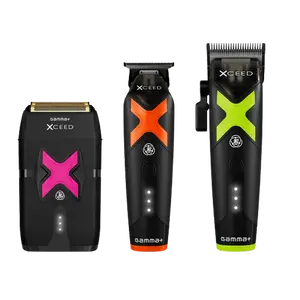 Gamma+ XCEED IN2 Vector Full Value Set – Clipper, Trimmer & Double Foil Shaver Combo