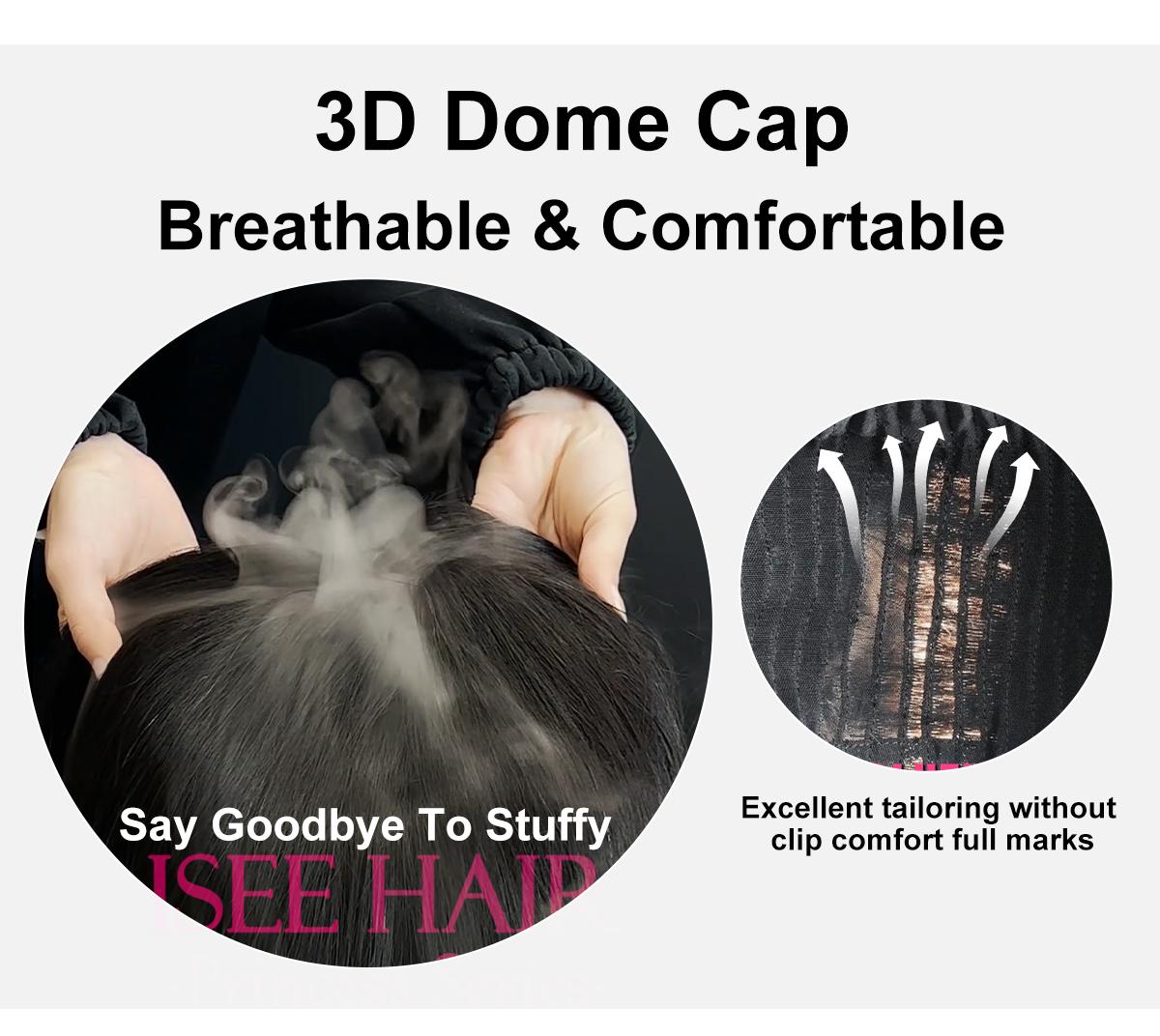 ISEE HAIR Chocolate Brown Color Face-Framing Layered Cut Body Wave Wig 7x5 Wear Go Glueless Human Hair Wigs Pre-Plucked Natural Hairline Invisible Knots #Category Spotlight