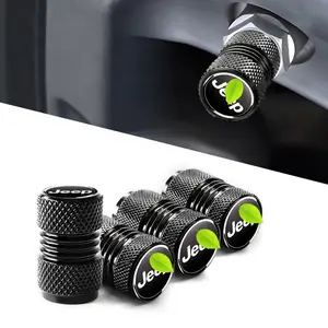 For Jeep - Aluminum Alloy Car Tire Valve Stem - Valve Cap - Suitable for Cars, Motorcycles, Trucks, Bicycles - Universal Type - Auto Parts - Essential Vehicle Maintenance Tool