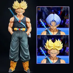 26cm DB Super Saiyan Future Trunks Figure, PVC Collectible Model Statue, Anime Ornament Gift