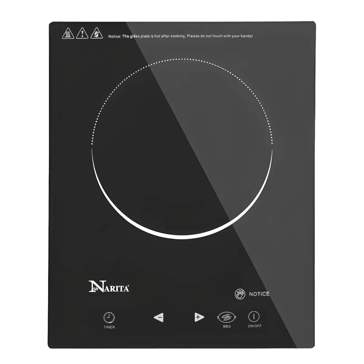 NARITA Smart Electric Induction Cooktop Infrared Stove NT-8000 for Home Cooking and Grilling