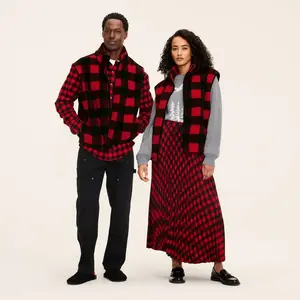 Adult Buffalo Check Fleece Vest - Woolrich