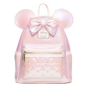 Loungefly Disney The Minnie Mouse Classic Series Mini Backpack: Rose Iridescent - 707 Street Exclusive