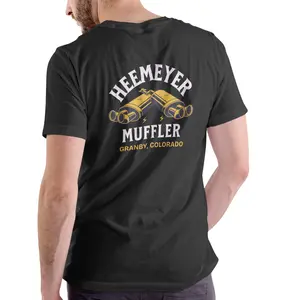 HEEMEYER MUFFLER T SHIRT, Unisex Cotton