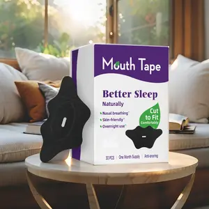 Mouth Tape for Sleeping with Lip Masks, Breathable Hole Structure, Comfortable Anti Snoring Strips, 30 PCS