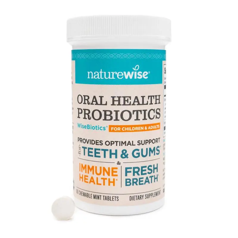 NatureWise - Oral Probiotics - Chewable Tablets - 60 Count