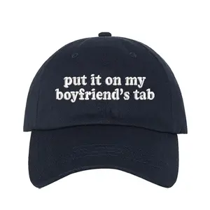 Put It On My Boyfriends Tab Cowgirls Embroidered Baseball Cap – Boyfriends Tab Baseball Hat - Baseball Hat For Girlfriends - TikTok Shopq