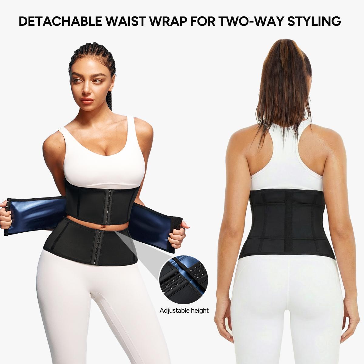 【LIVE】Nebility Women’s Sauna Suit Waist Trainer Sweat Band with Waist Support for Stomach Slimming Workout Belt Promotes Sweating