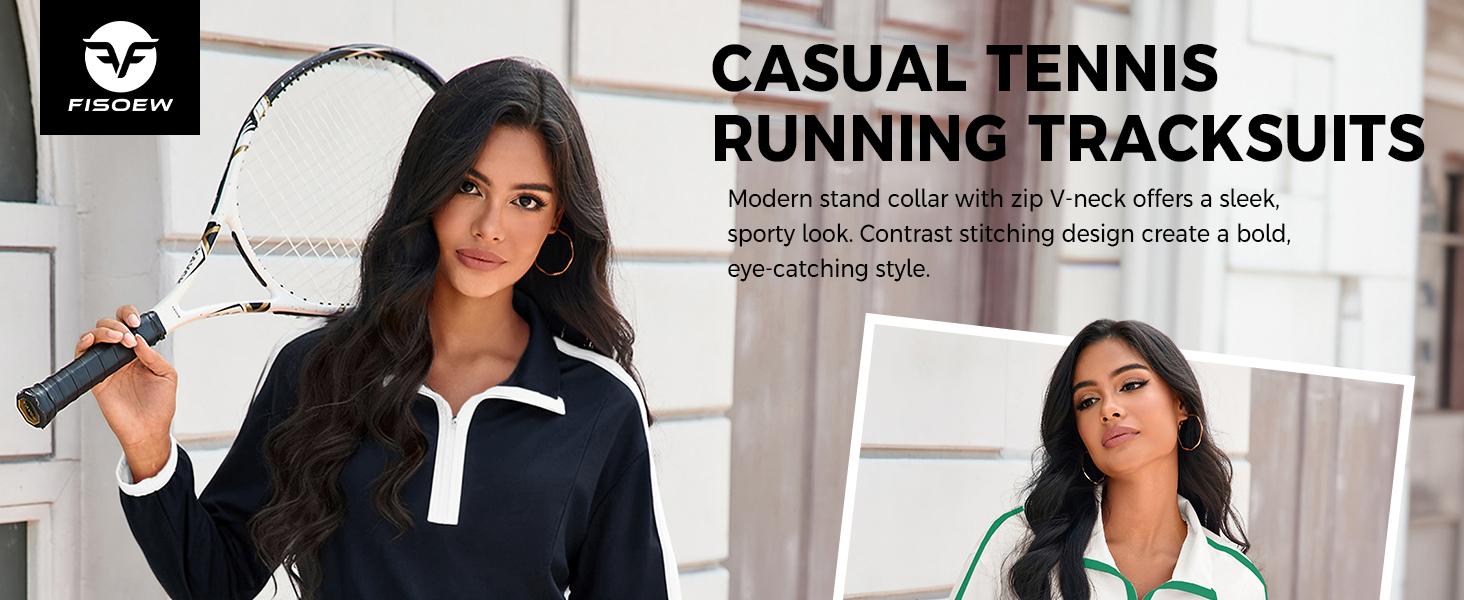 Fisoew Womens 2 Piece Outfits Sets Half Zip V Neck Long Sleeve Pullover Tops Shorts Casual Tennis Running Tracksuits #Springtok #TikTokShopHolidayHaul #TikTokShopJumpstartSale Fisoew Womens 2 Piece Outfits Sets Half Zip V Neck Long Sleeve Pullover Tops Shorts Casual Tennis Running Tracksuits #Springtok #TikTokShopHolidayHaul #TikTokShopJumpstartSale