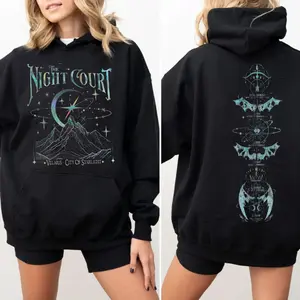 Velaris The Night Court Acotar Two Sided Shirt, Velaris The Night Court Sweatshirt, Court Of Dreams Hoodie, Inner Circle Acotar Tee, Unisex Sweater Pullover Tee