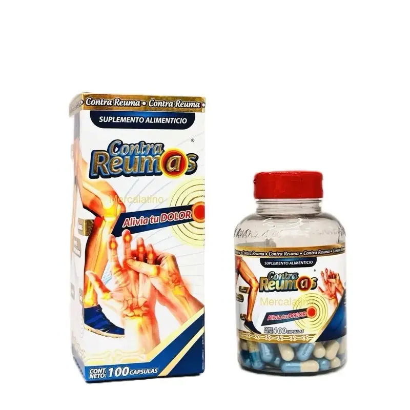 Contra Reumass Antioxidant 100 Caps - Double Antioxidant with Glucosamine, Collagen, Vitamin C, Omega 3 & Omega 3  Dietary Fitness Supplement- Healthcare
