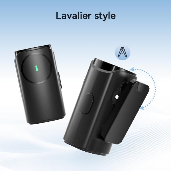 Holiday Haul Wireless Lavalier Mic with AI Denoising & One-Click ，support for iPhone  Android with charging case audio smartphone audio smartphone,For content creators