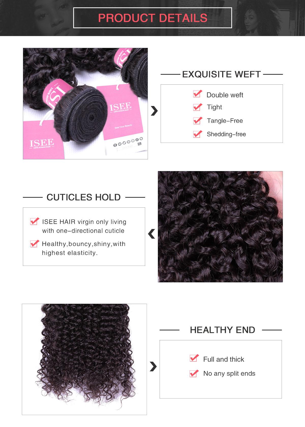 ISEE HAIR Best Sell 10A Mongolian Kinky Curly Bundles Deal Soft Bouncy Curly Hair Weaves Outdoorfun #TikTokShopSpringGlowUp