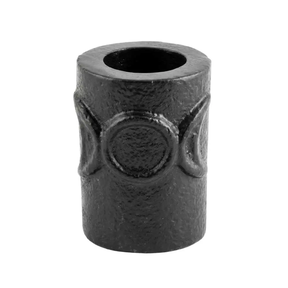 Triple Moon Cast Iron Chime Candle Holder 1.25 Inch Wiccan