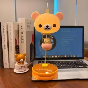 Rilakkuma Balloon Lamp Bedroom Night Light High-Value Table Lamp Home Living Room Desktop Ornament Creative Birthday Gift(Includes AAA Batteries and Screwdriver)