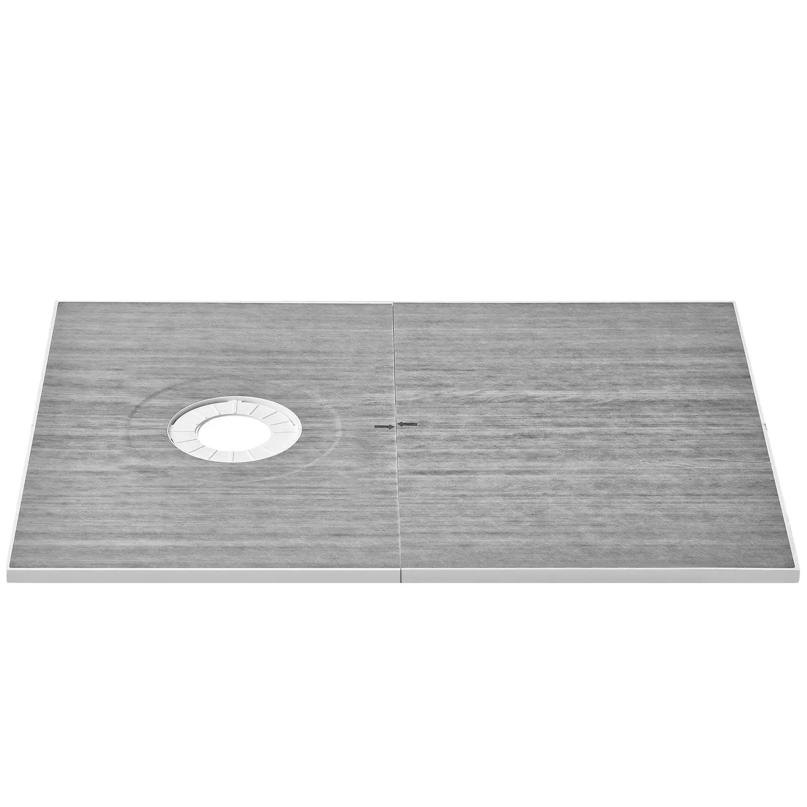 【SummerFinds】VEVOR Shower Curb Kit,  60"x38" Shower Pan Kit with 6.3" Offset Drain, Lightweight EPS Shower Installation Kits with 2 Waterproof Cloths, Shower Pan Slope Sticks Fit for Bathroom