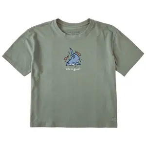 Women's LIG Cool Shark Short Sleeve Crusher Boxy Tee
