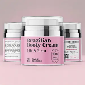 BRAZILIAN Visibly Firming Cream [3-PACK] Clinically Proven for Cellulite, Stretch Marks Lift & Firm Bum Bum Cream Body Care ,Skin Care, Lotions, Body Butter, Skin Tightening  Moisturizers
