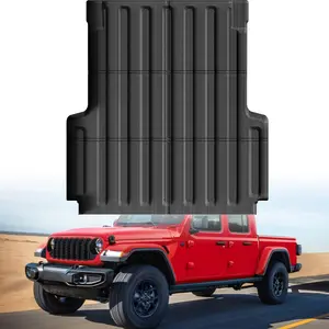Truck Bed Mat Bed Liner Fit for Jeep Gladiator JT 2025 2024 2023 2022 2021 2020 (60 inches), Vehicle Truck Bed Liner Custom Fit All Weather Protection TPE Pickup Car Bed Mat
