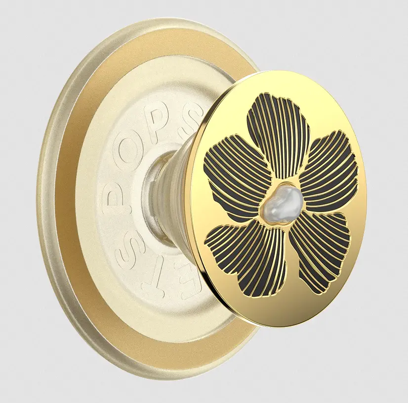 popsockets Enamel Mae Flower with Pearl  MagSafe PopGrip