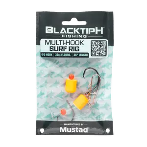 BlacktipH Double Hook Surf Fishing Rig (6 Pack) | Pompano & Whiting Rig