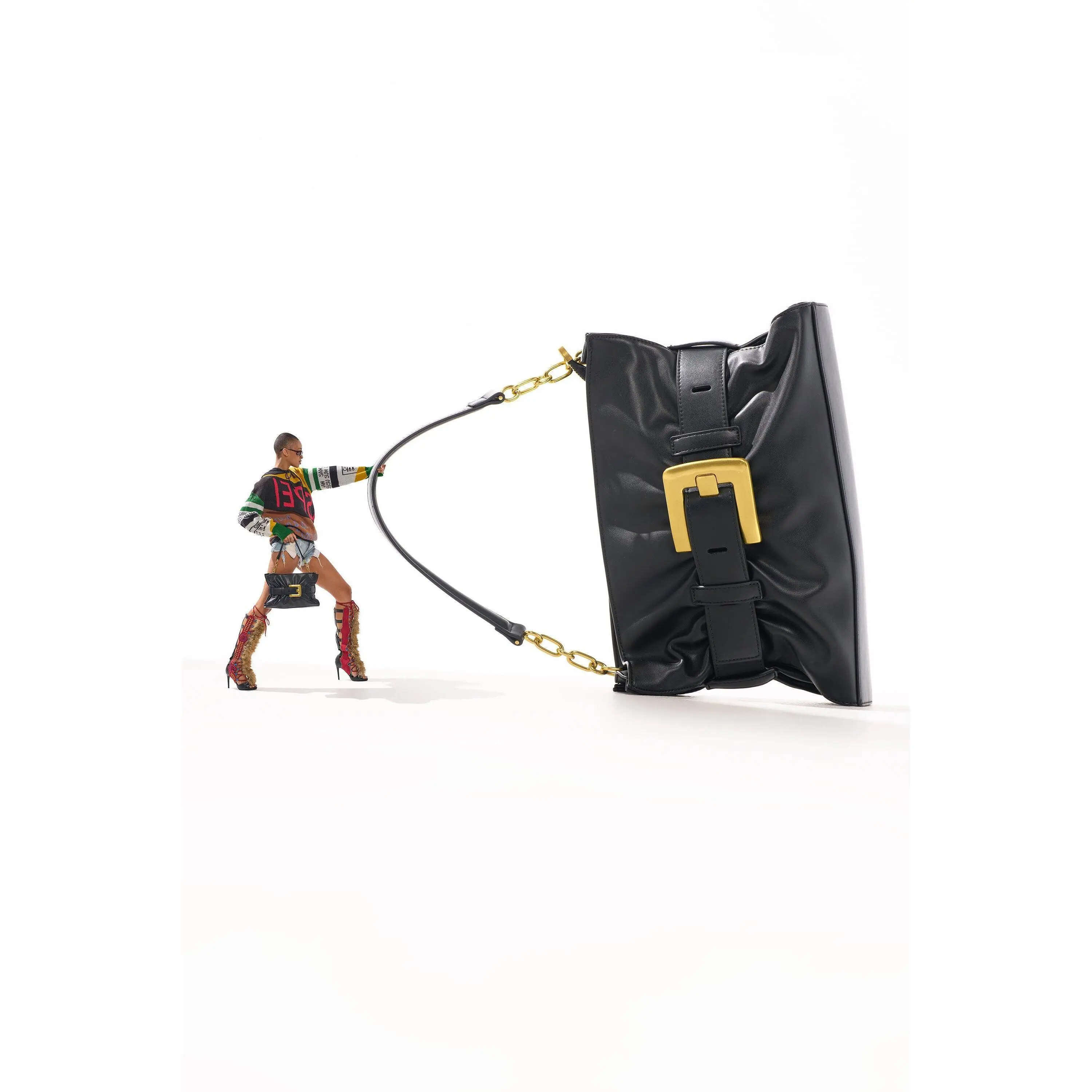 OVERSEAS BUCKLE CLUTCH