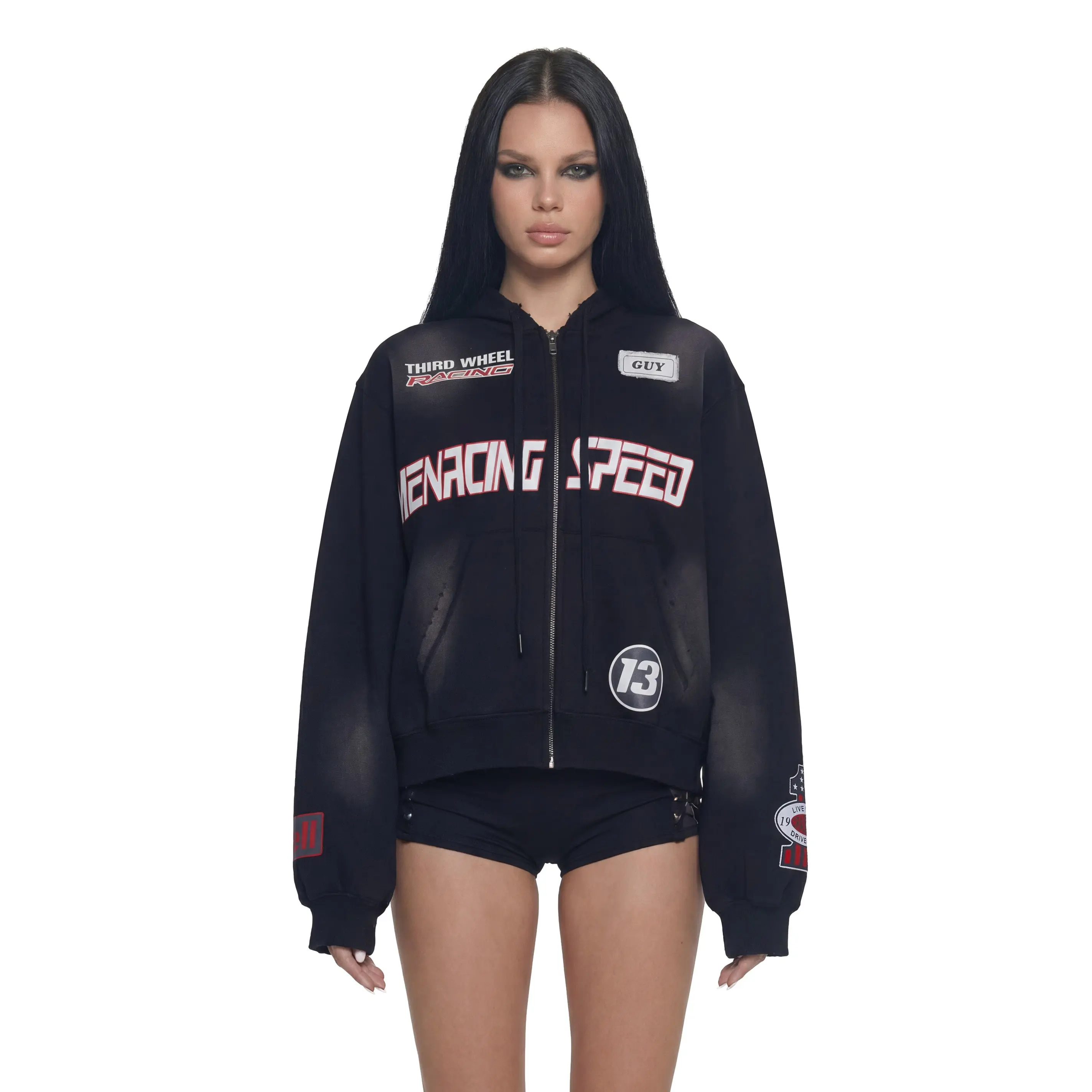 Crash Out Zip Hoodie