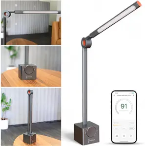 Ligoe LED Smart Desk Lamp - rechargeable reading Lights,Adjustable Table Lamp for Office,Home,Bedroom,House Accessories Furniture,Home Improvement