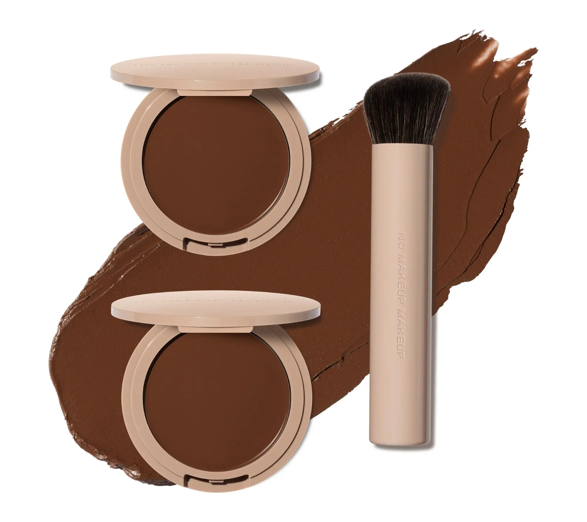 No Makeup Makeup Double 4-in-1 Foundation + Brush