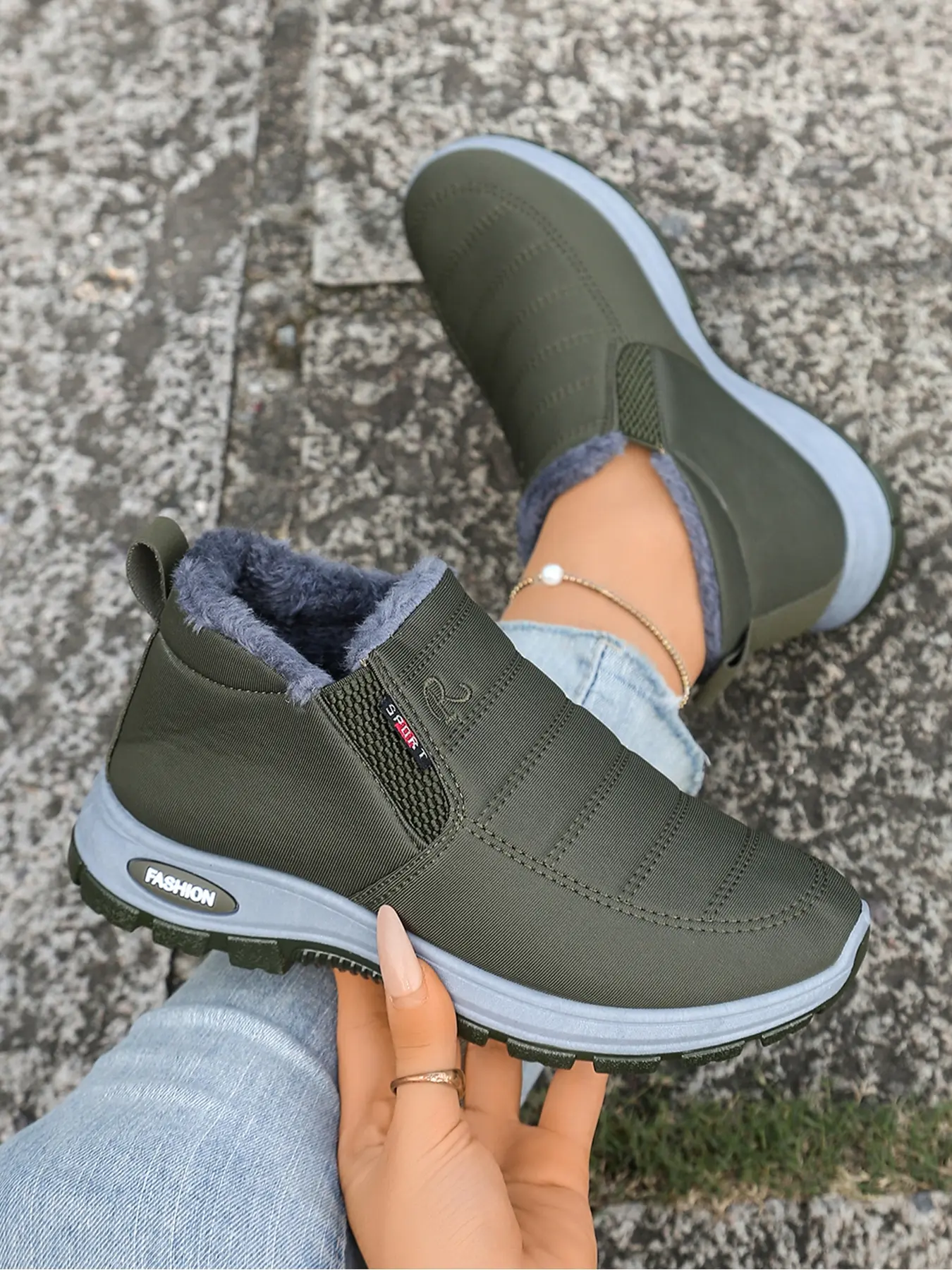 Women's Winter Snow Boots, Multiple Colors Available, Comfortable Ankle Boots, Memory Foam, Warm Fashion Casual Outdoor Shoes