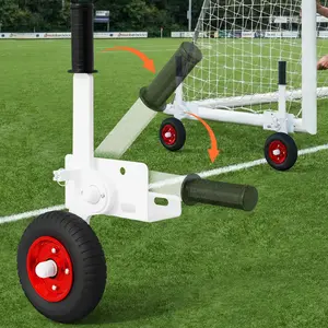 Heavy-Duty Goal Mover & Chicken Coop Mover Tool Set, 1300LBS Capacity Soccer Goal Dolly with Powerful Lever Mechanism, 8" Puncture-Proof Wheels for Turf & Grass, Easy Assembly, 2 Pack