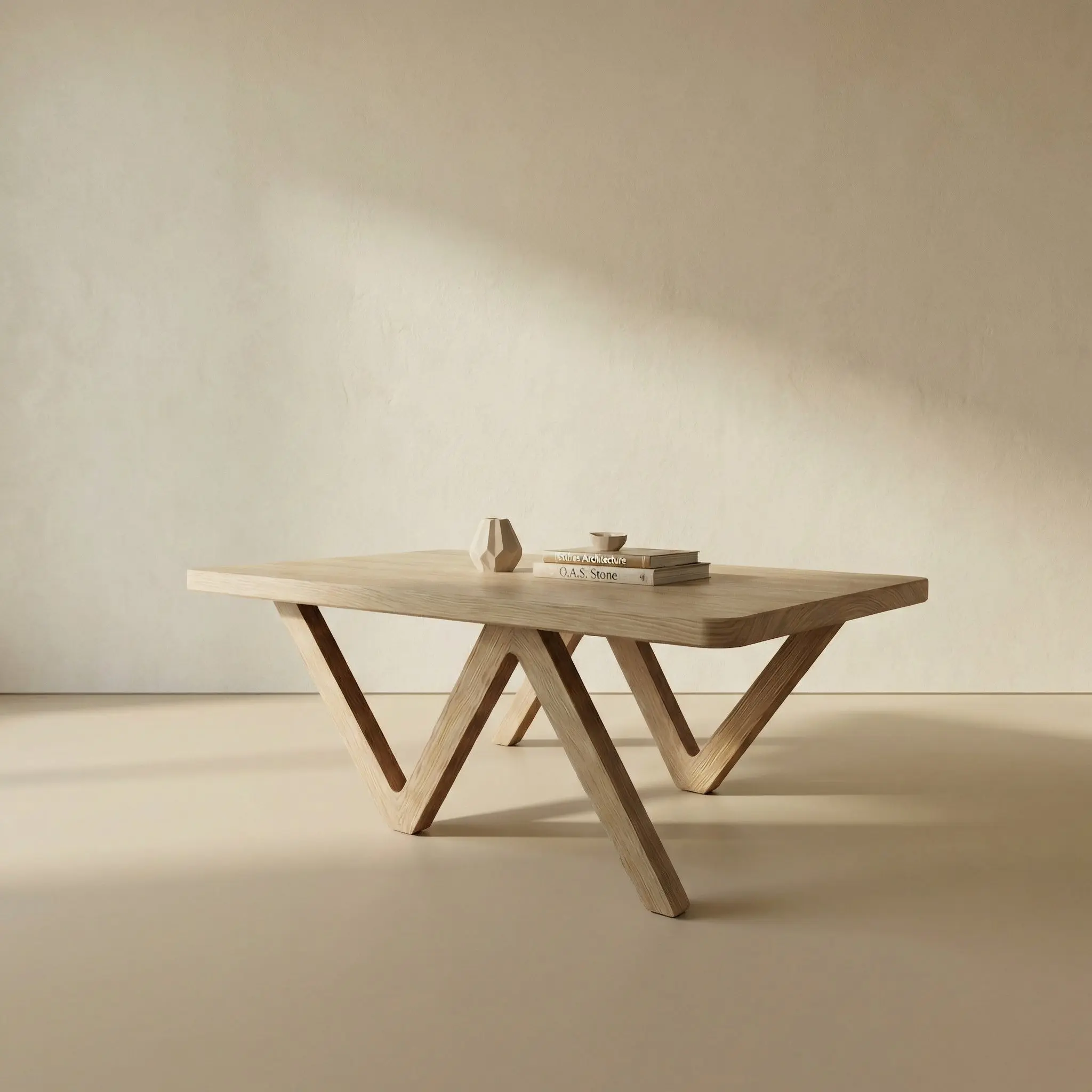 "Zed" Solid Hardwood Handcrafted Coffee Table